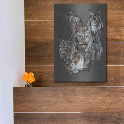 Luxe Metal Art 'Rogue' by Barbara Keith, Metal Wall Art,12x16