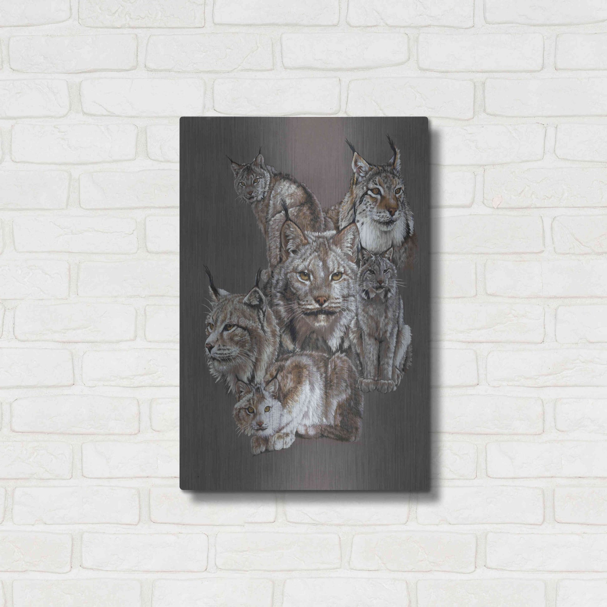 Luxe Metal Art 'Rogue' by Barbara Keith, Metal Wall Art,16x24