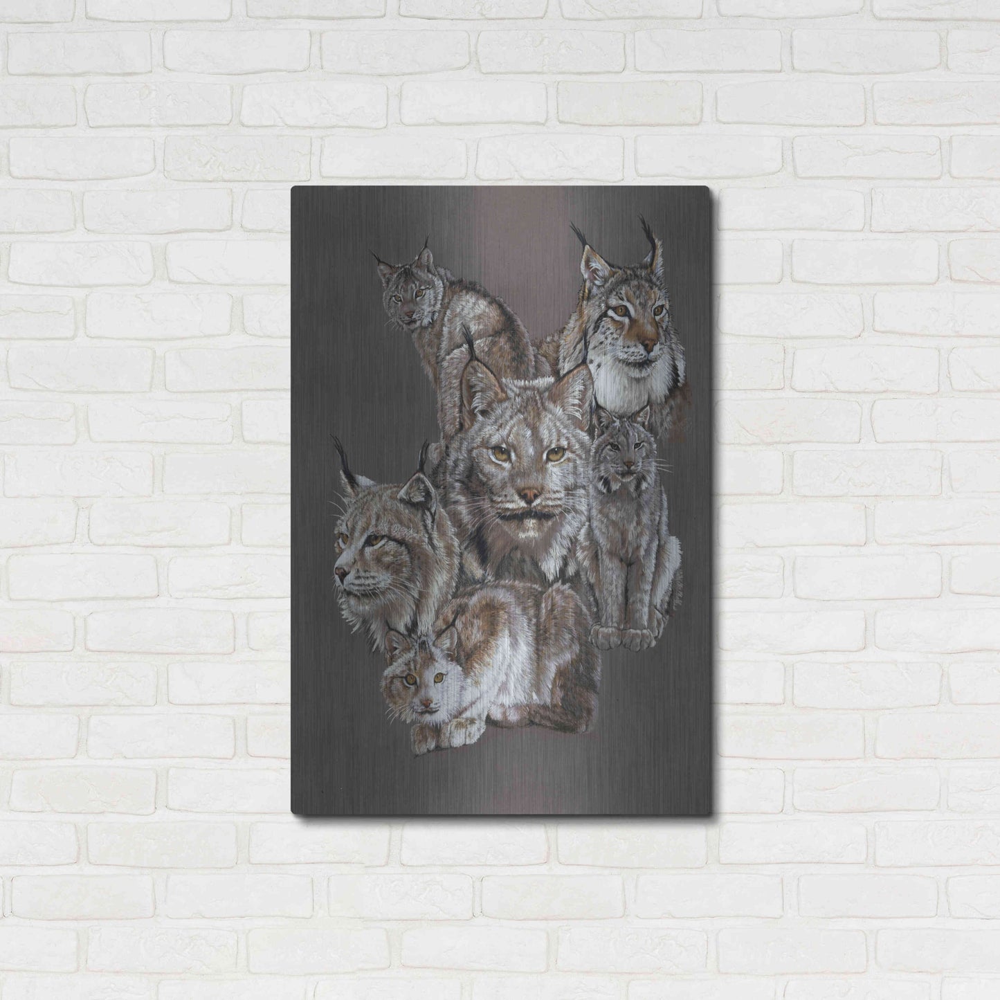 Luxe Metal Art 'Rogue' by Barbara Keith, Metal Wall Art,24x36