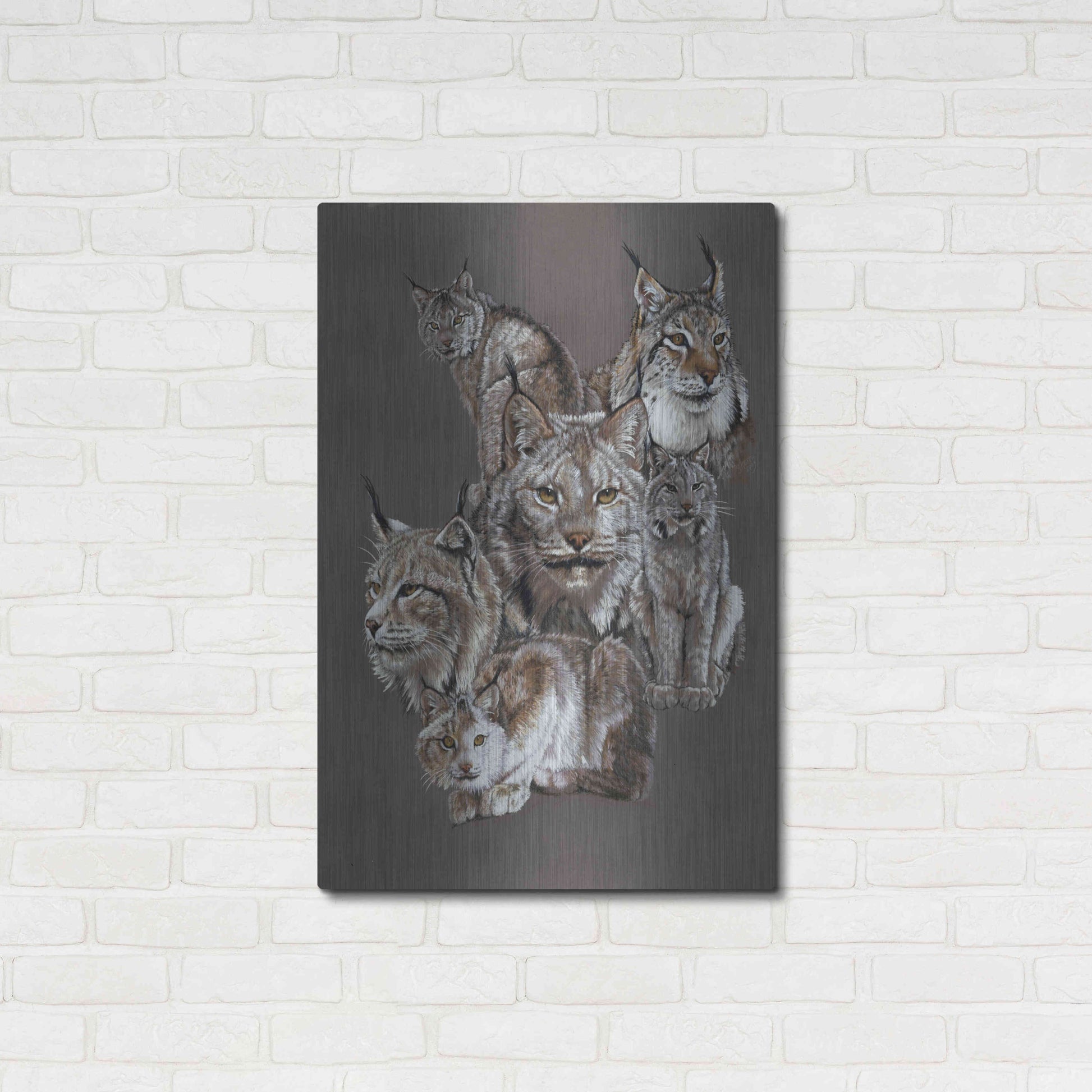 Luxe Metal Art 'Rogue' by Barbara Keith, Metal Wall Art,24x36