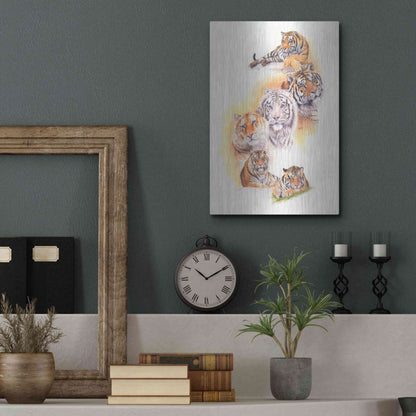 Luxe Metal Art 'Six Pack' by Barbara Keith, Metal Wall Art,12x16