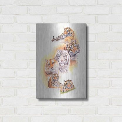 Luxe Metal Art 'Six Pack' by Barbara Keith, Metal Wall Art,16x24