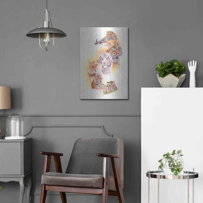 Luxe Metal Art 'Six Pack' by Barbara Keith, Metal Wall Art,16x24