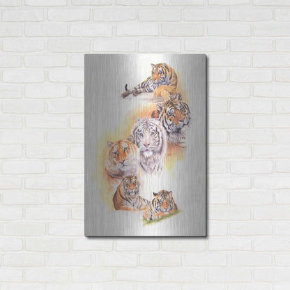 Luxe Metal Art 'Six Pack' by Barbara Keith, Metal Wall Art,24x36