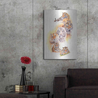 Luxe Metal Art 'Six Pack' by Barbara Keith, Metal Wall Art,24x36