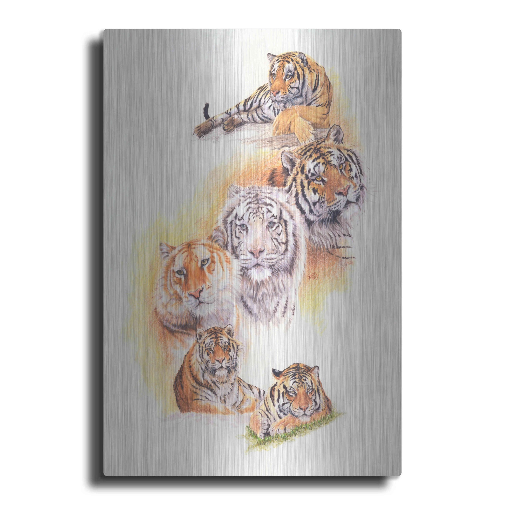 Luxe Metal Art 'Six Pack' by Barbara Keith, Metal Wall Art