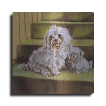 Luxe Metal Art 'Maltese' by Barbara Keith, Metal Wall Art