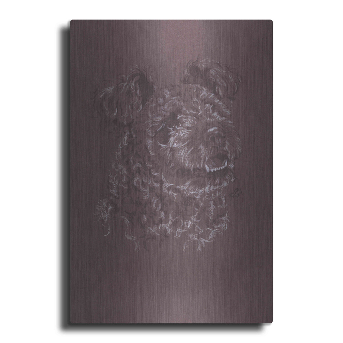 Luxe Metal Art 'Pumi' by Barbara Keith, Metal Wall Art