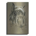 Luxe Metal Art 'Belgian Griffon' by Barbara Keith, Metal Wall Art