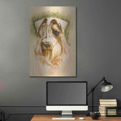 Luxe Metal Art 'Sealyham Terrier' by Barbara Keith, Metal Wall Art,24x36