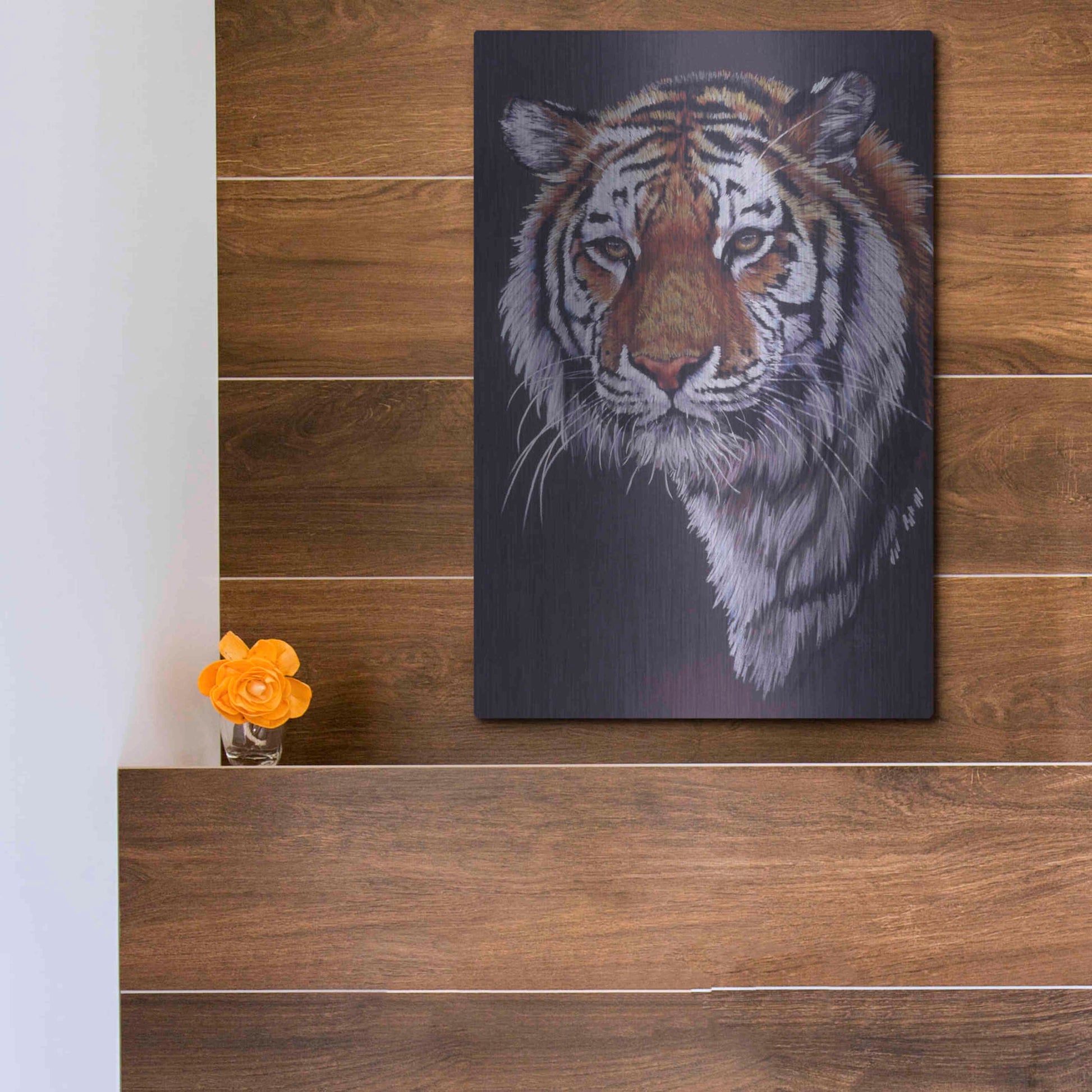 Luxe Metal Art 'Desperado' by Barbara Keith, Metal Wall Art,12x16