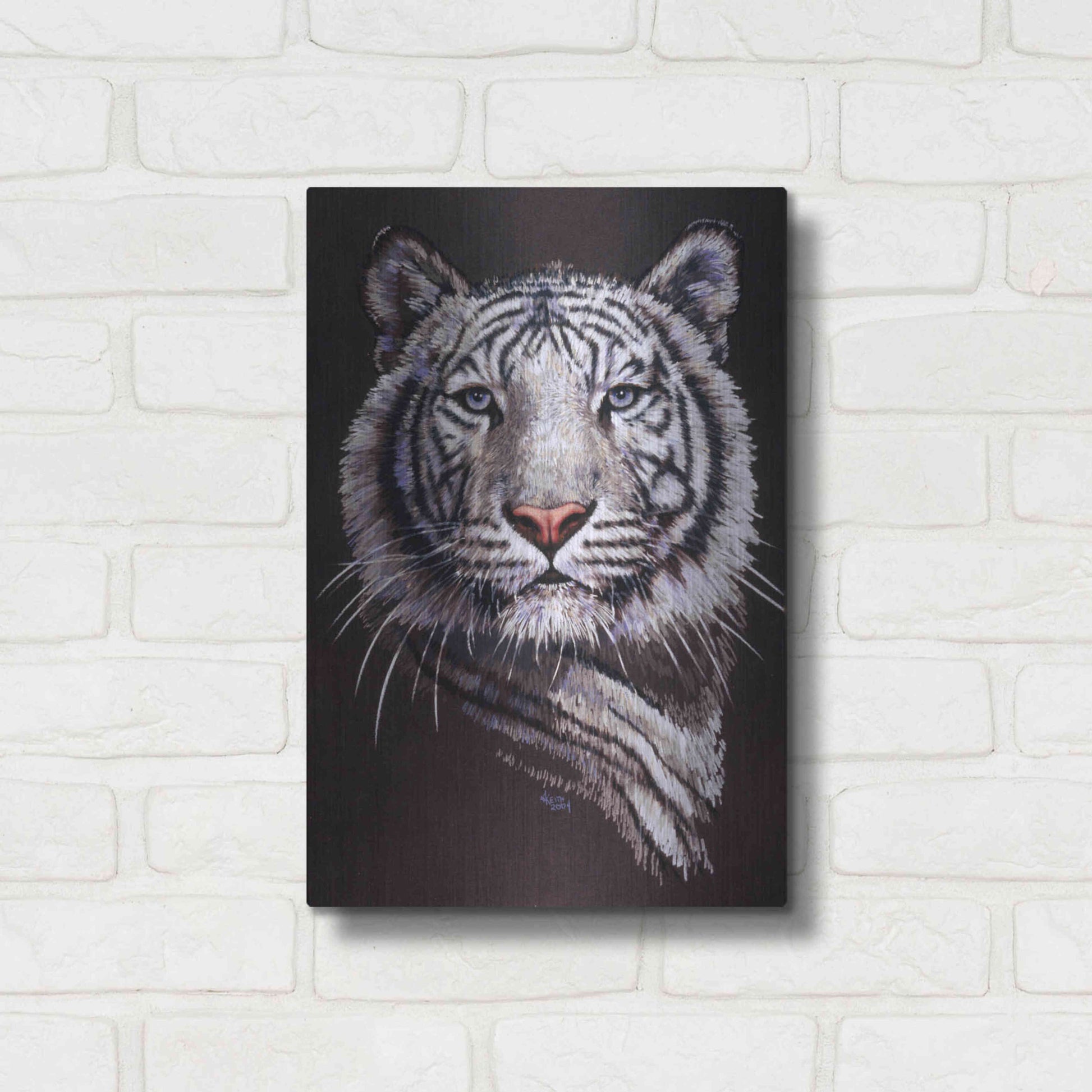 Luxe Metal Art 'Sorcerer' by Barbara Keith, Metal Wall Art,12x16