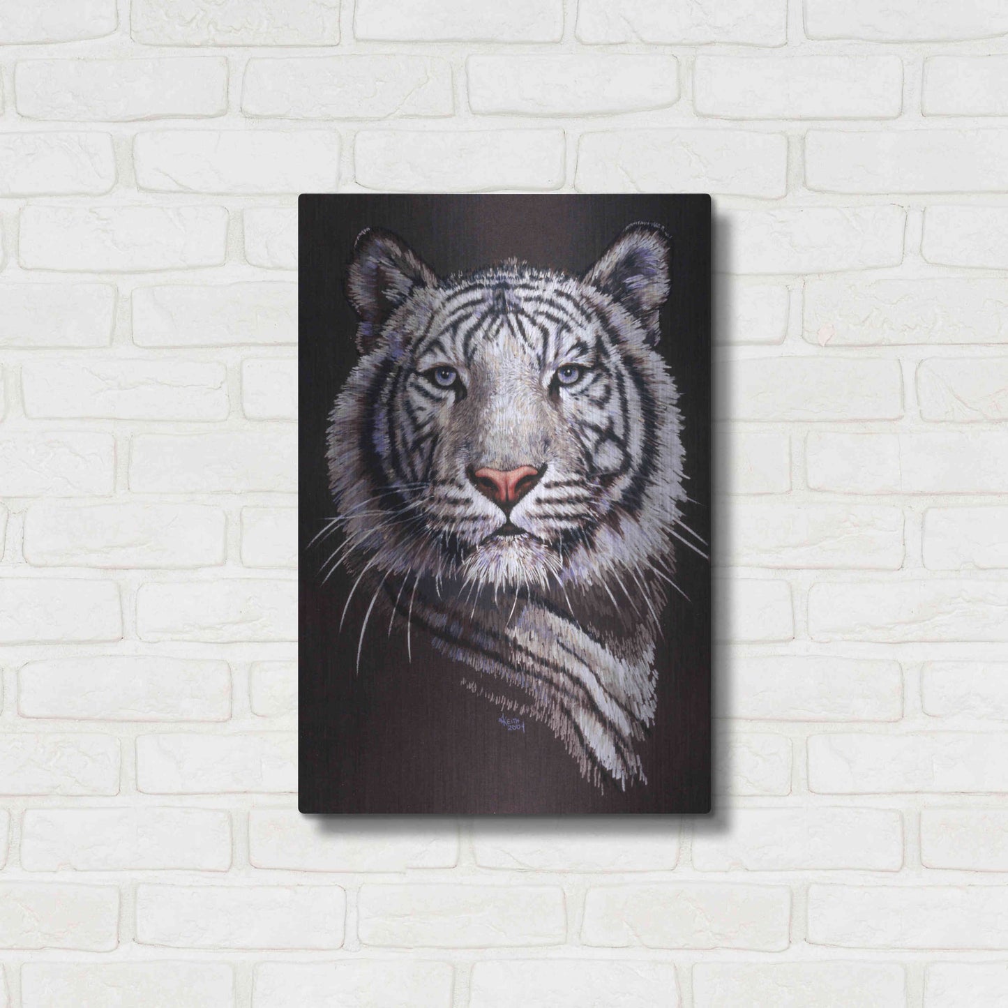 Luxe Metal Art 'Sorcerer' by Barbara Keith, Metal Wall Art,16x24