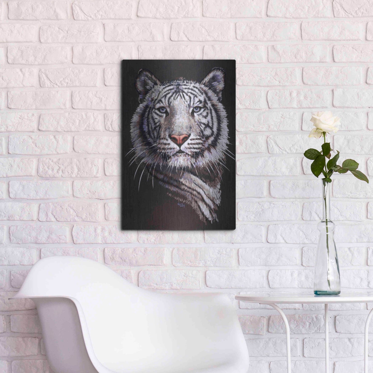 Luxe Metal Art 'Sorcerer' by Barbara Keith, Metal Wall Art,16x24