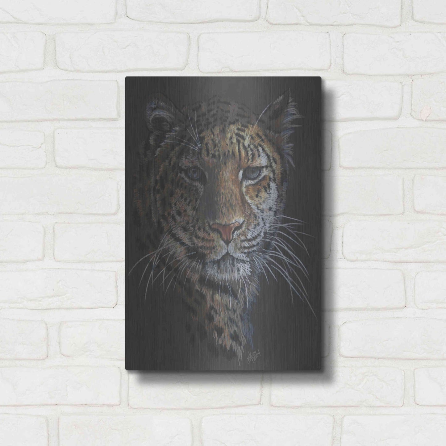 Luxe Metal Art 'Bewitching' by Barbara Keith, Metal Wall Art,12x16