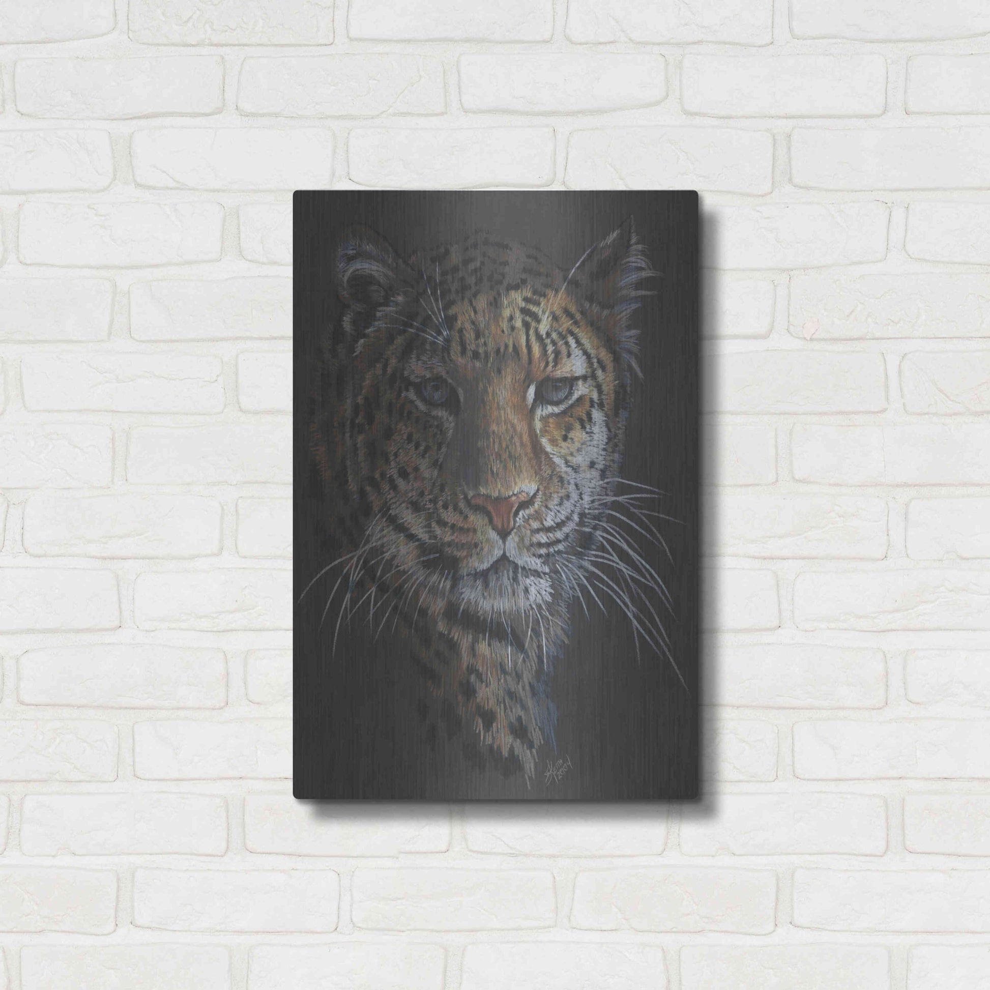 Luxe Metal Art 'Bewitching' by Barbara Keith, Metal Wall Art,16x24