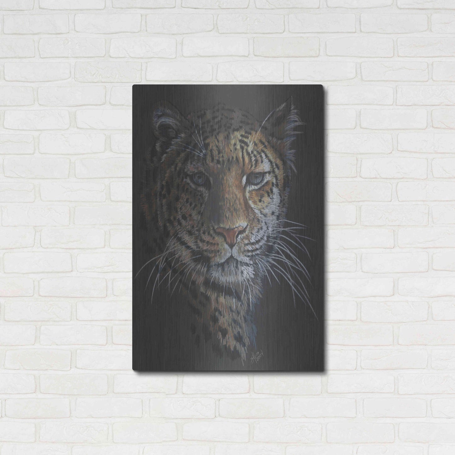 Luxe Metal Art 'Bewitching' by Barbara Keith, Metal Wall Art,24x36