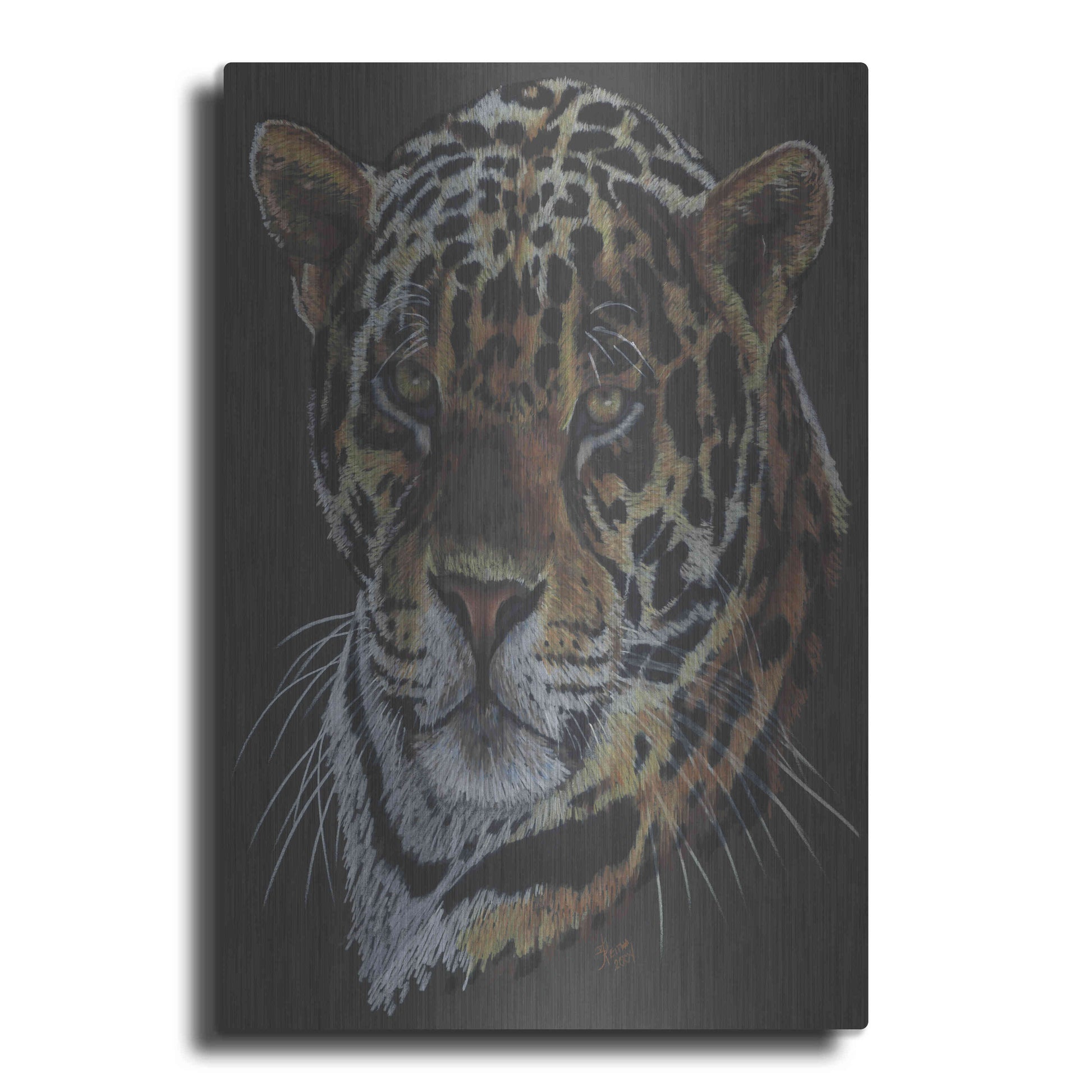 Luxe Metal Art 'Valiant' by Barbara Keith, Metal Wall Art