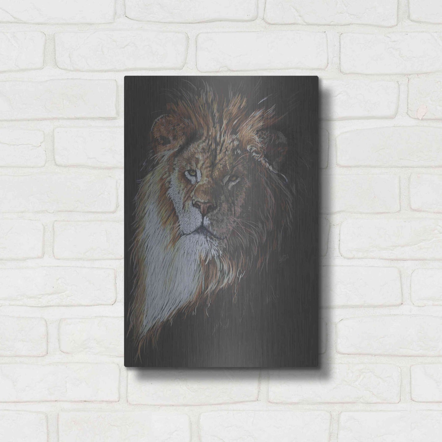 Luxe Metal Art 'Maestro' by Barbara Keith, Metal Wall Art,12x16