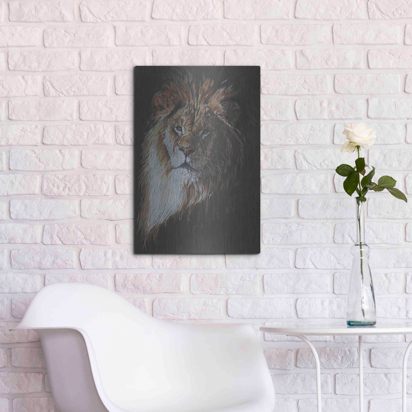 Luxe Metal Art 'Maestro' by Barbara Keith, Metal Wall Art,16x24