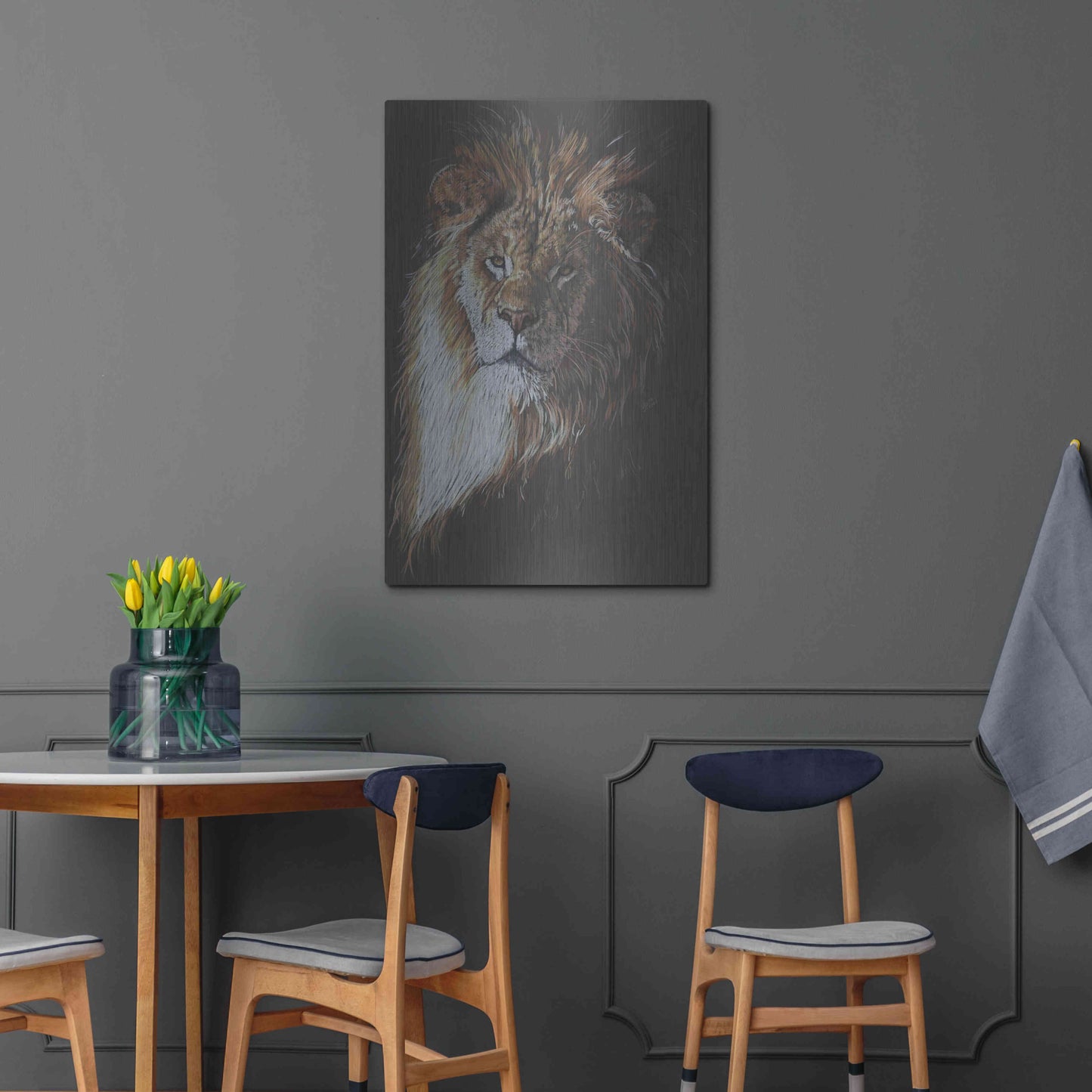 Luxe Metal Art 'Maestro' by Barbara Keith, Metal Wall Art,24x36