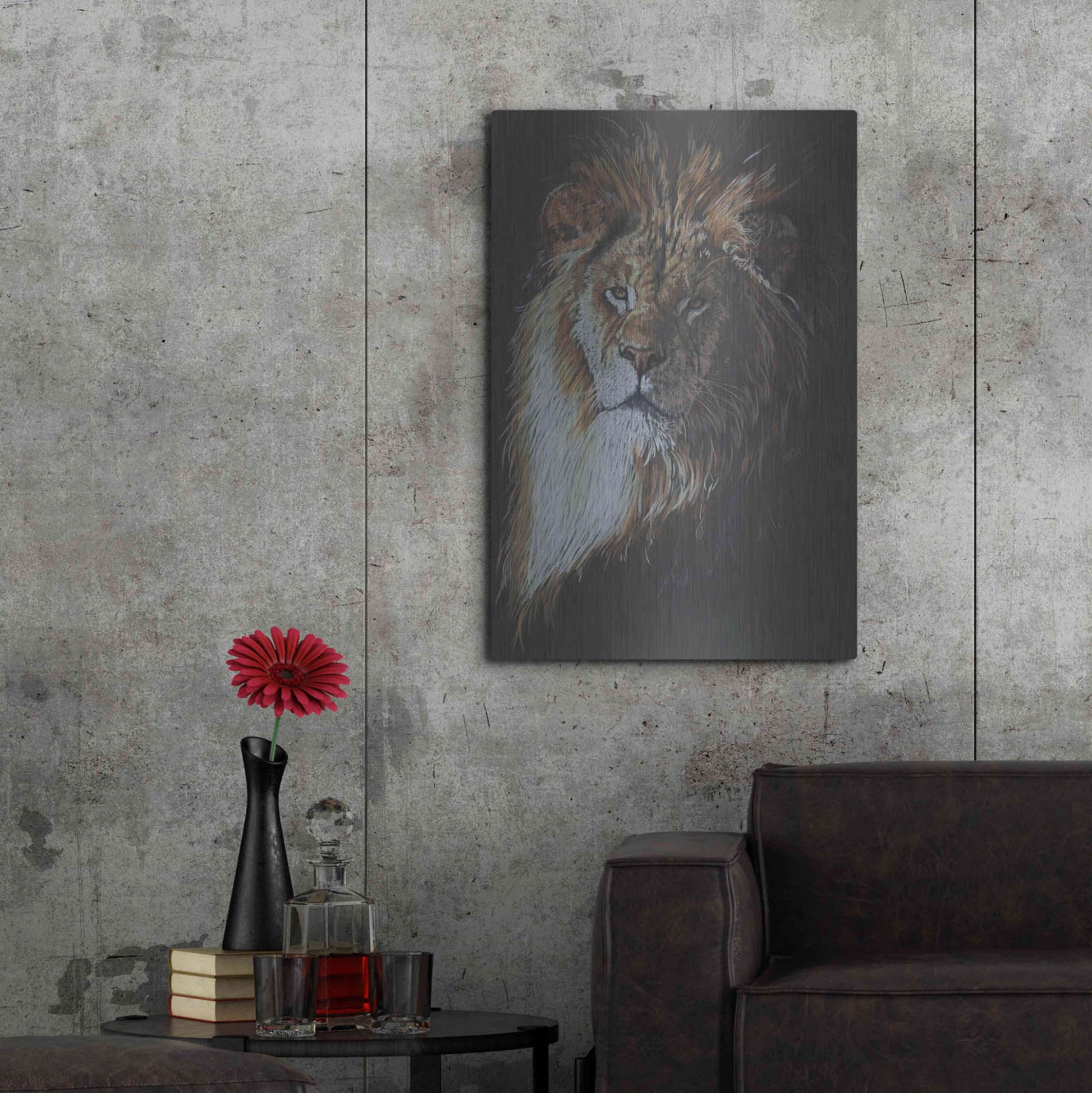 Luxe Metal Art 'Maestro' by Barbara Keith, Metal Wall Art,24x36