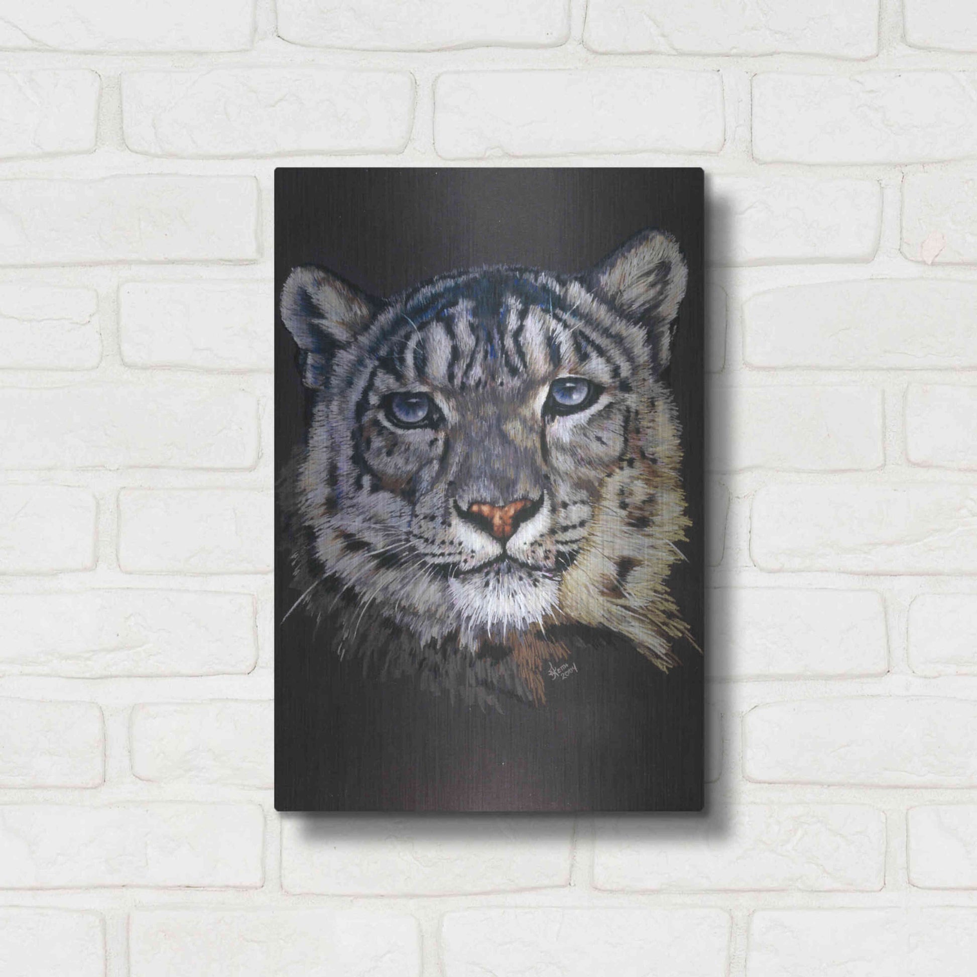 Luxe Metal Art 'Overture' by Barbara Keith, Metal Wall Art,12x16