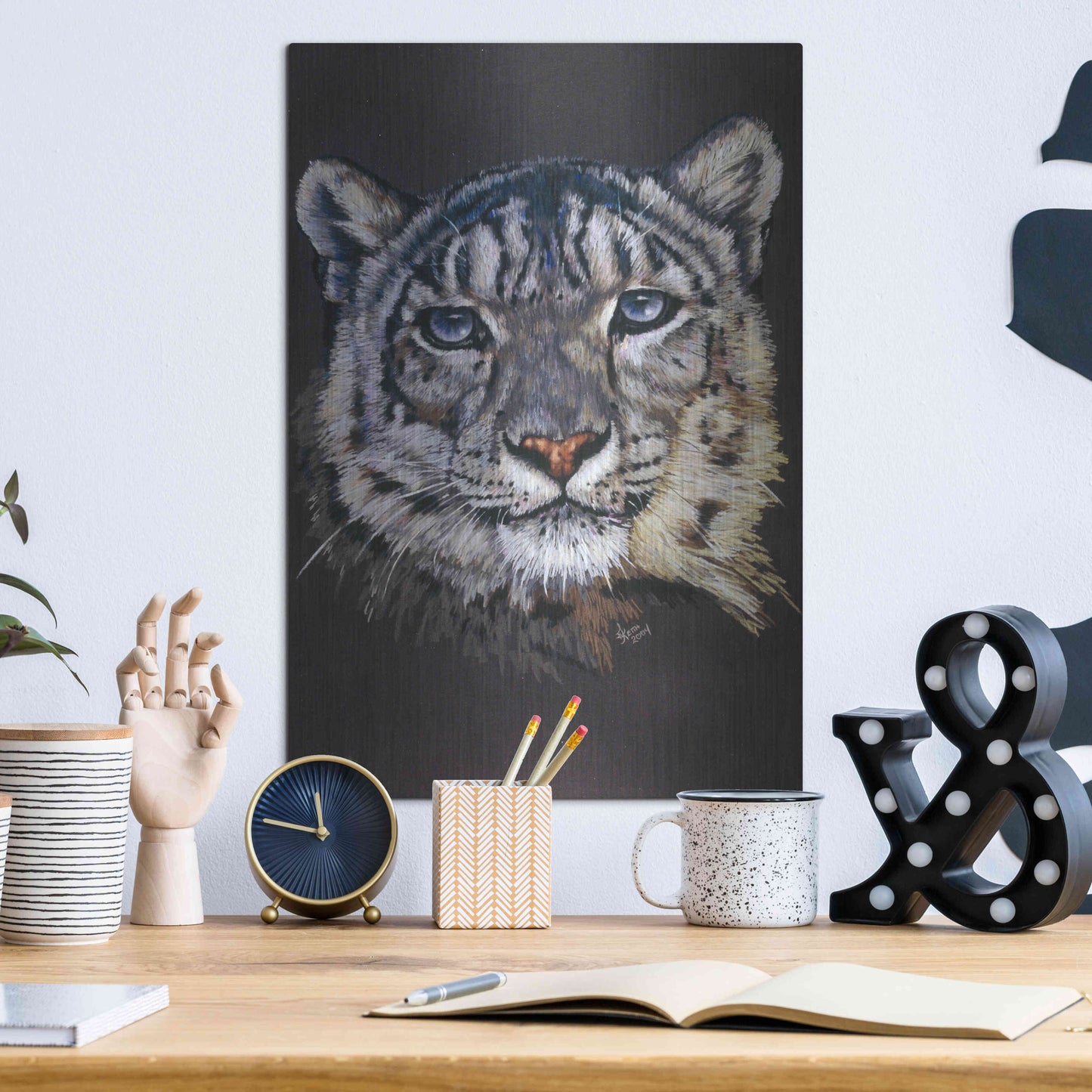 Luxe Metal Art 'Overture' by Barbara Keith, Metal Wall Art,12x16