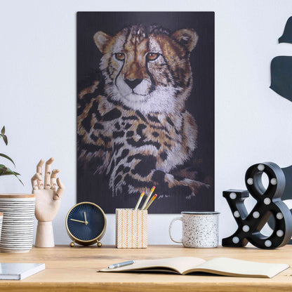 Luxe Metal Art 'Distinctive' by Barbara Keith, Metal Wall Art,12x16