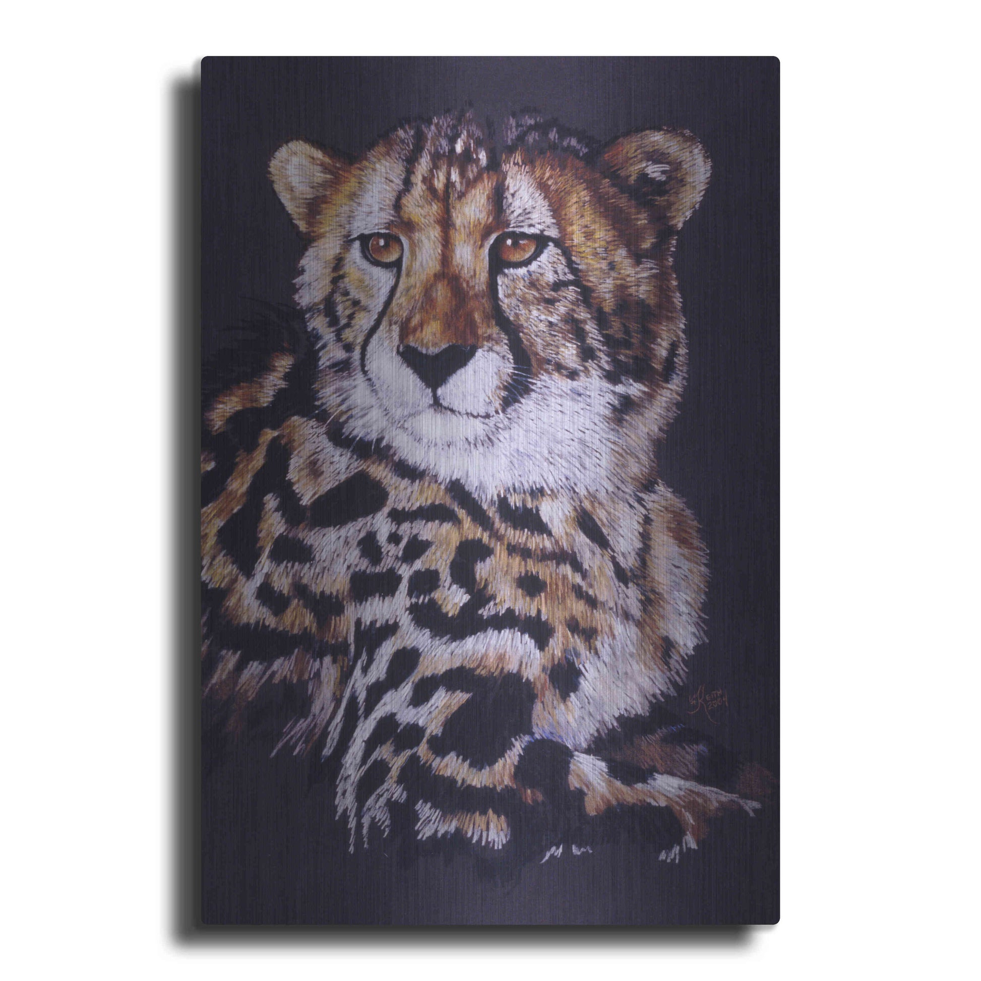 Luxe Metal Art 'Distinctive' by Barbara Keith, Metal Wall Art