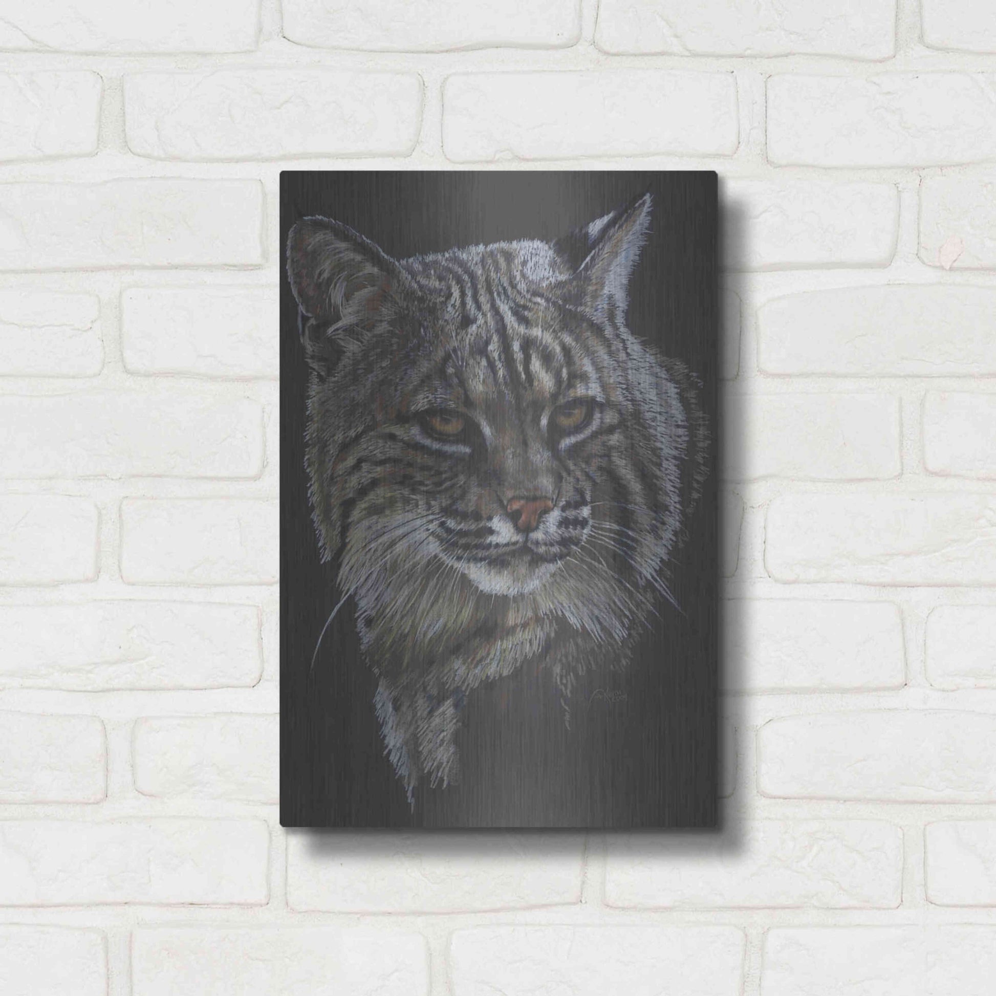 Luxe Metal Art 'Elfin' by Barbara Keith, Metal Wall Art,12x16