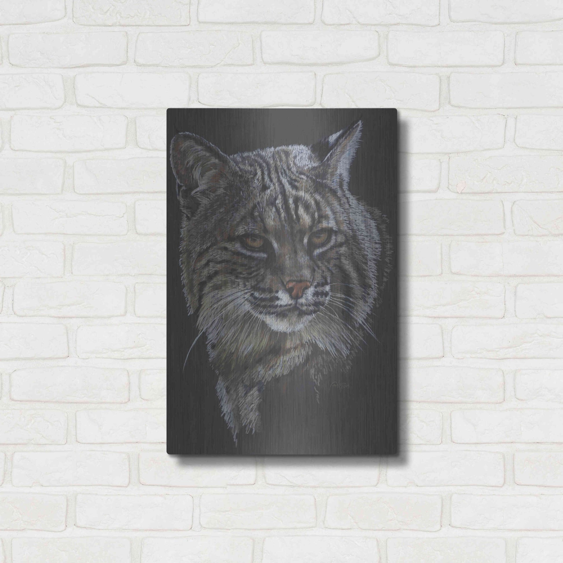 Luxe Metal Art 'Elfin' by Barbara Keith, Metal Wall Art,16x24