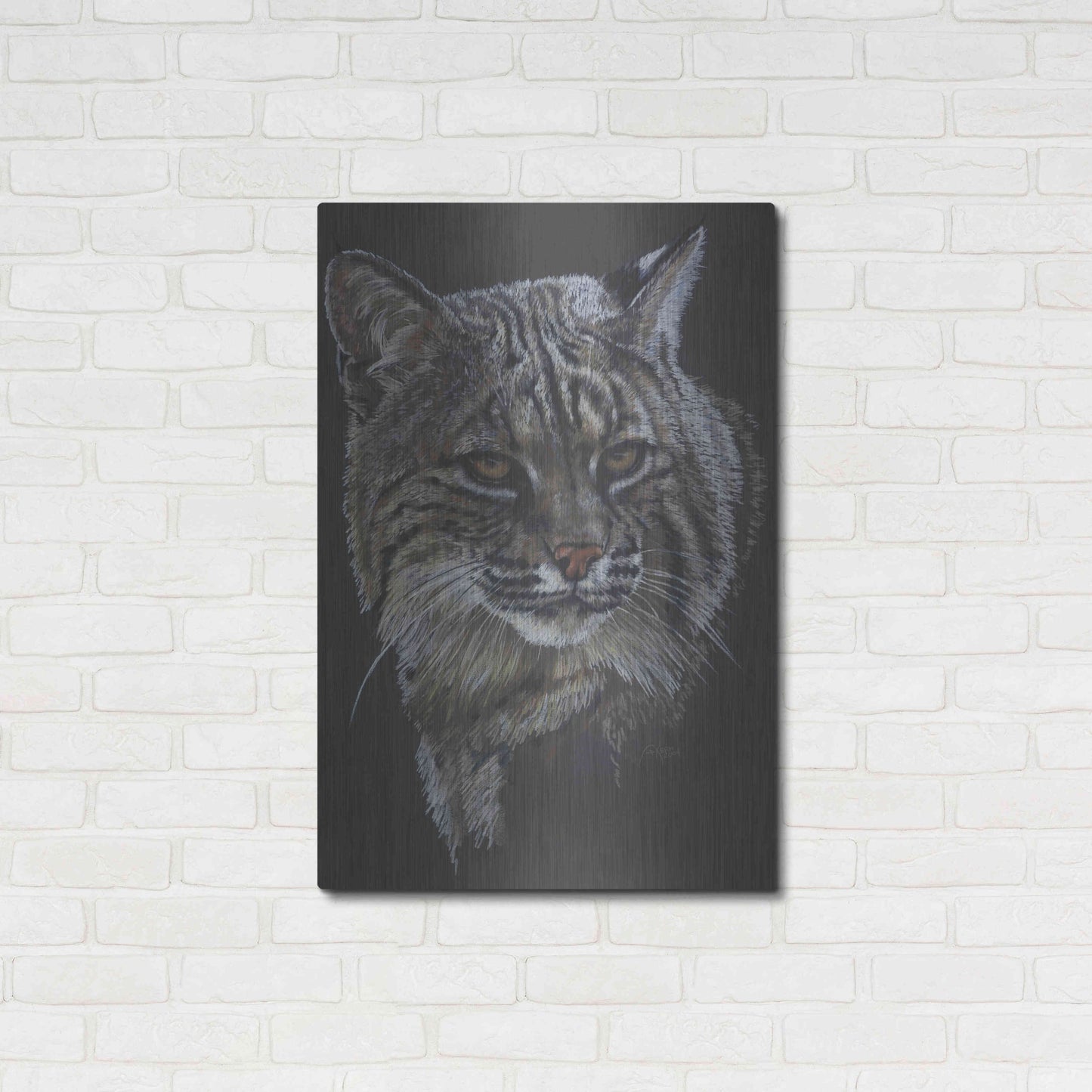 Luxe Metal Art 'Elfin' by Barbara Keith, Metal Wall Art,24x36