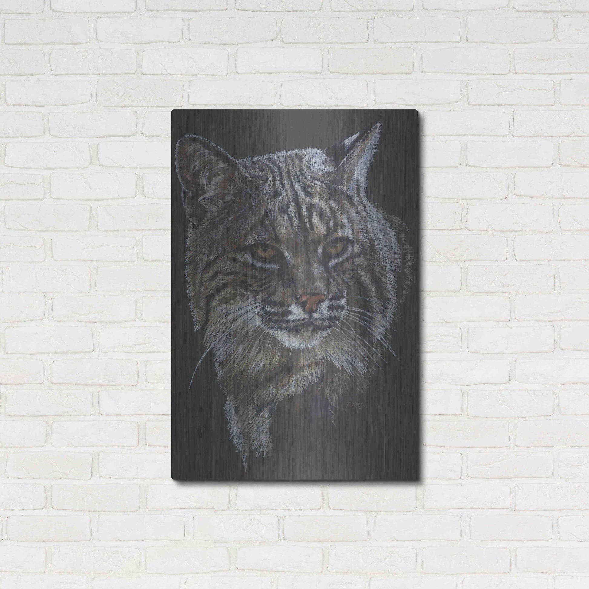 Luxe Metal Art 'Elfin' by Barbara Keith, Metal Wall Art,24x36