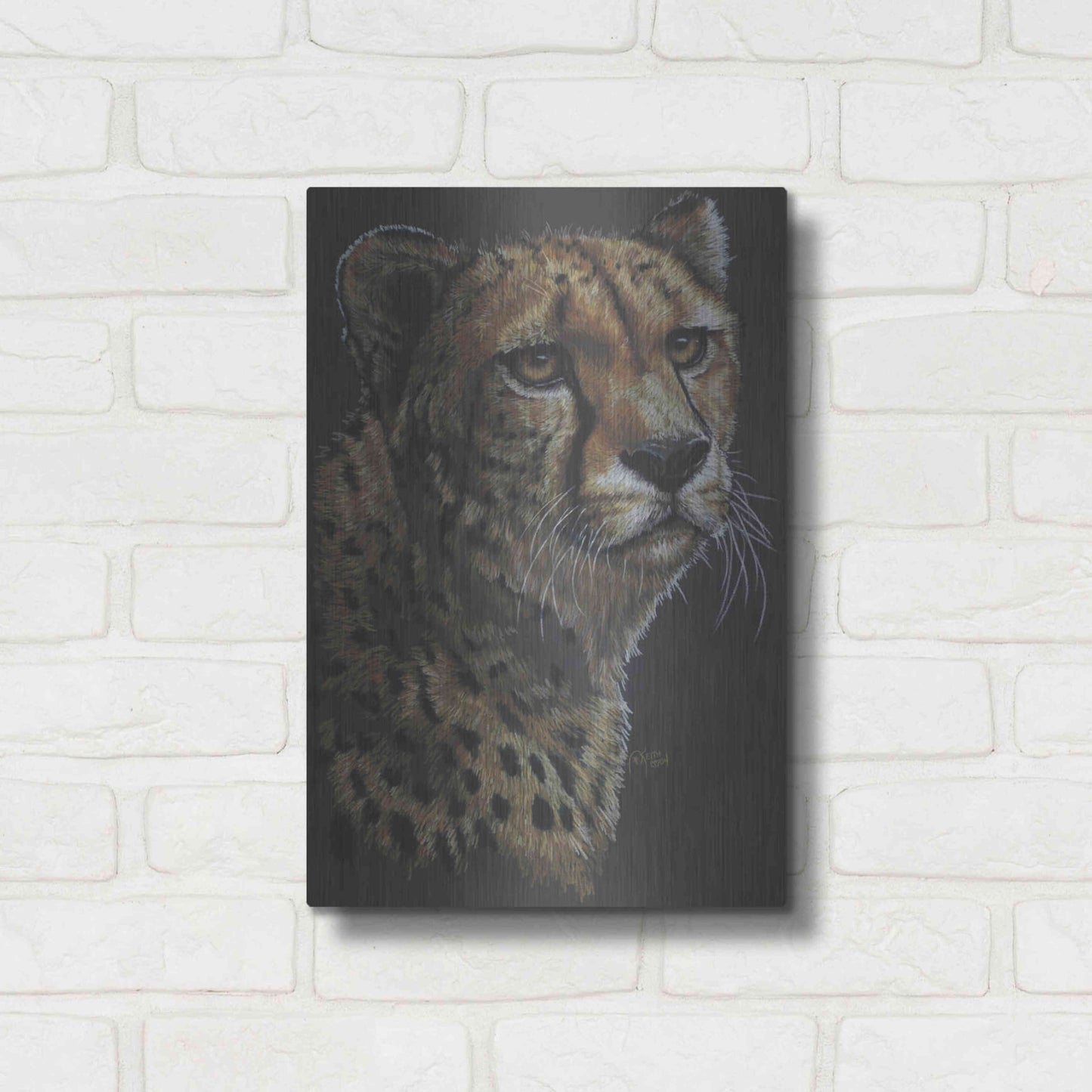 Luxe Metal Art 'Movin' On' by Barbara Keith, Metal Wall Art,12x16