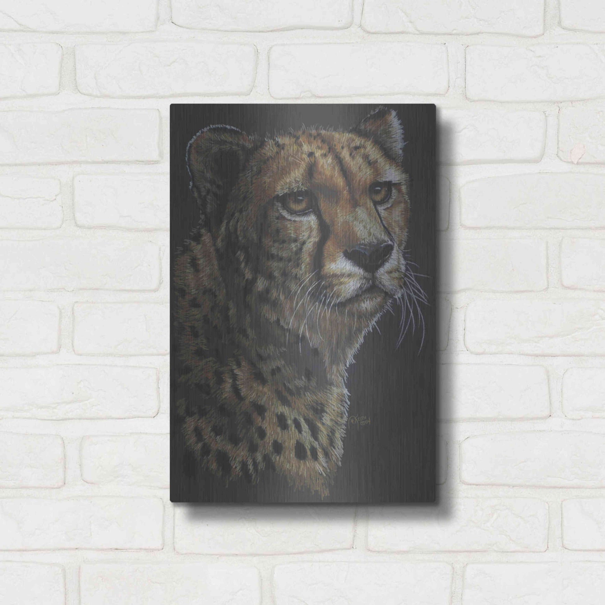 Luxe Metal Art 'Movin' On' by Barbara Keith, Metal Wall Art,12x16