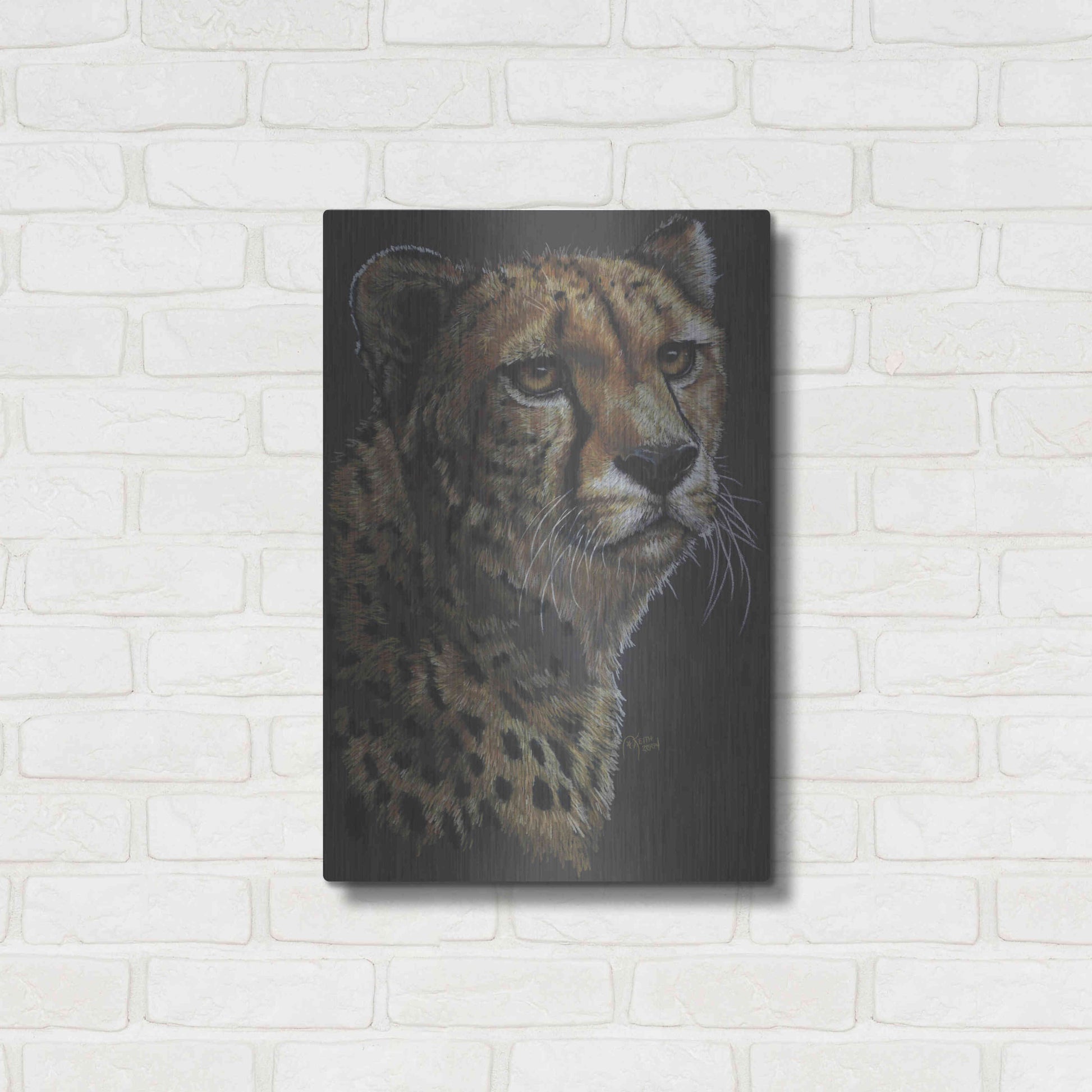 Luxe Metal Art 'Movin' On' by Barbara Keith, Metal Wall Art,16x24