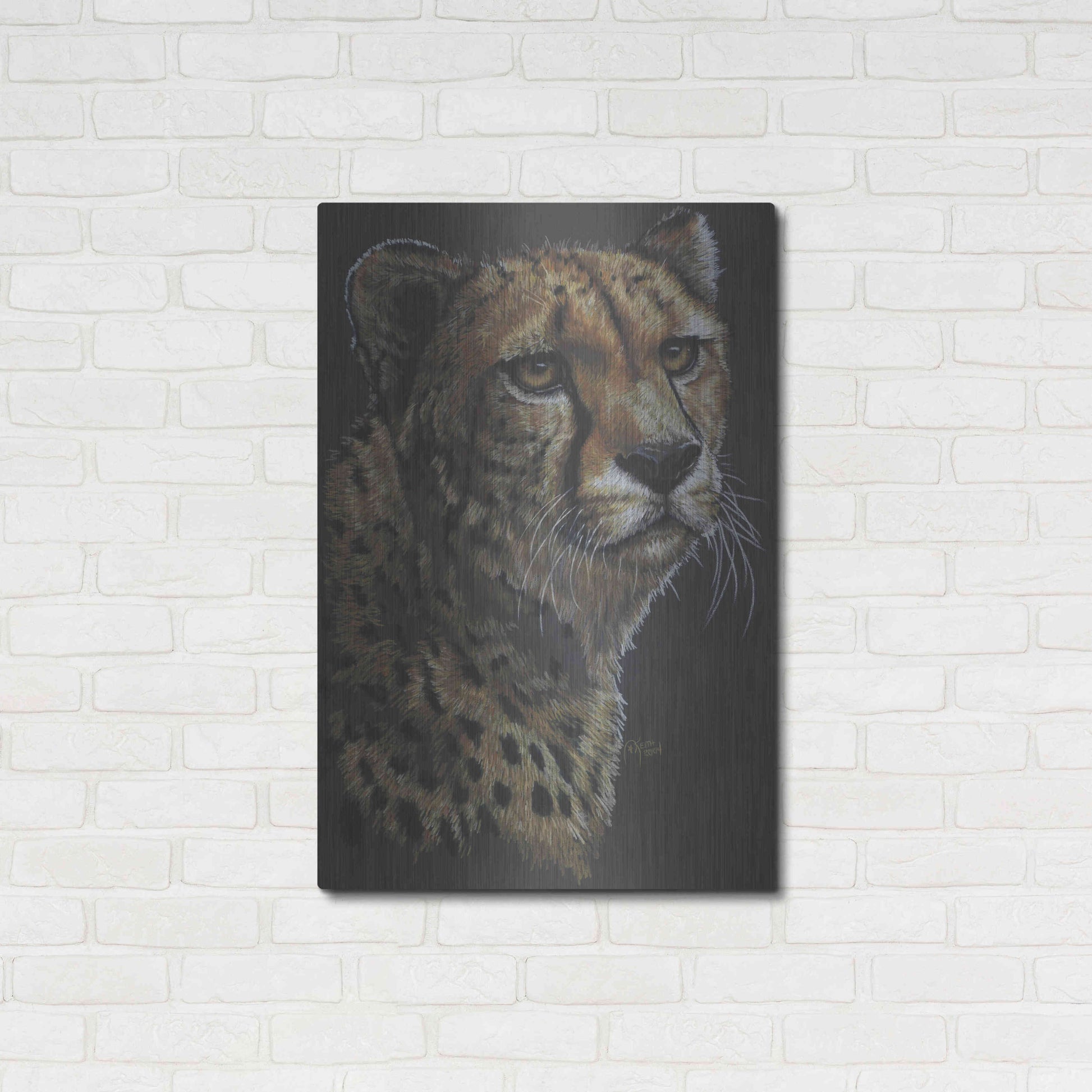 Luxe Metal Art 'Movin' On' by Barbara Keith, Metal Wall Art,24x36