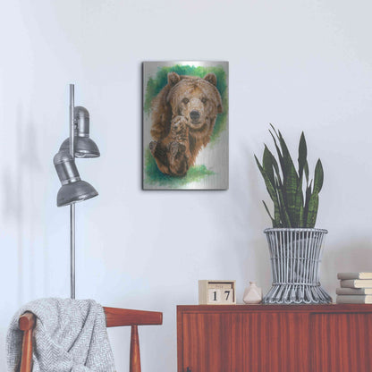 Luxe Metal Art 'Brawny' by Barbara Keith, Metal Wall Art,16x24