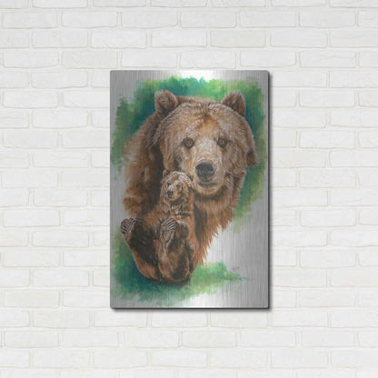 Luxe Metal Art 'Brawny' by Barbara Keith, Metal Wall Art,24x36