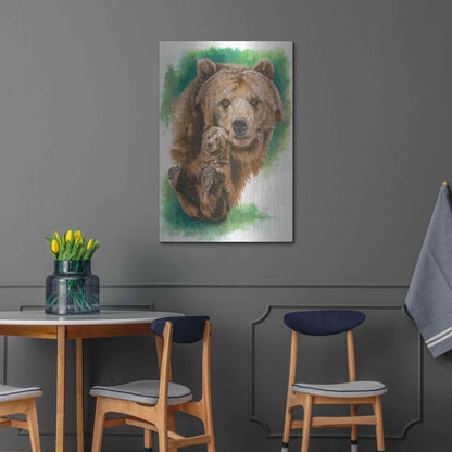 Luxe Metal Art 'Brawny' by Barbara Keith, Metal Wall Art,24x36