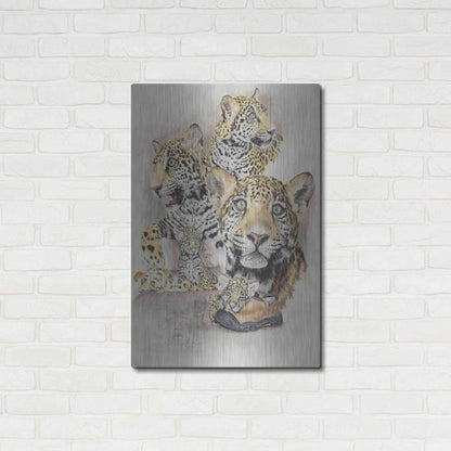 Luxe Metal Art 'Jaguars' by Barbara Keith, Metal Wall Art,24x36