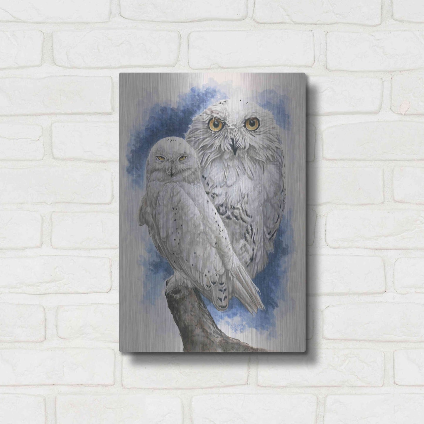 Luxe Metal Art 'Radiant' by Barbara Keith, Metal Wall Art,12x16