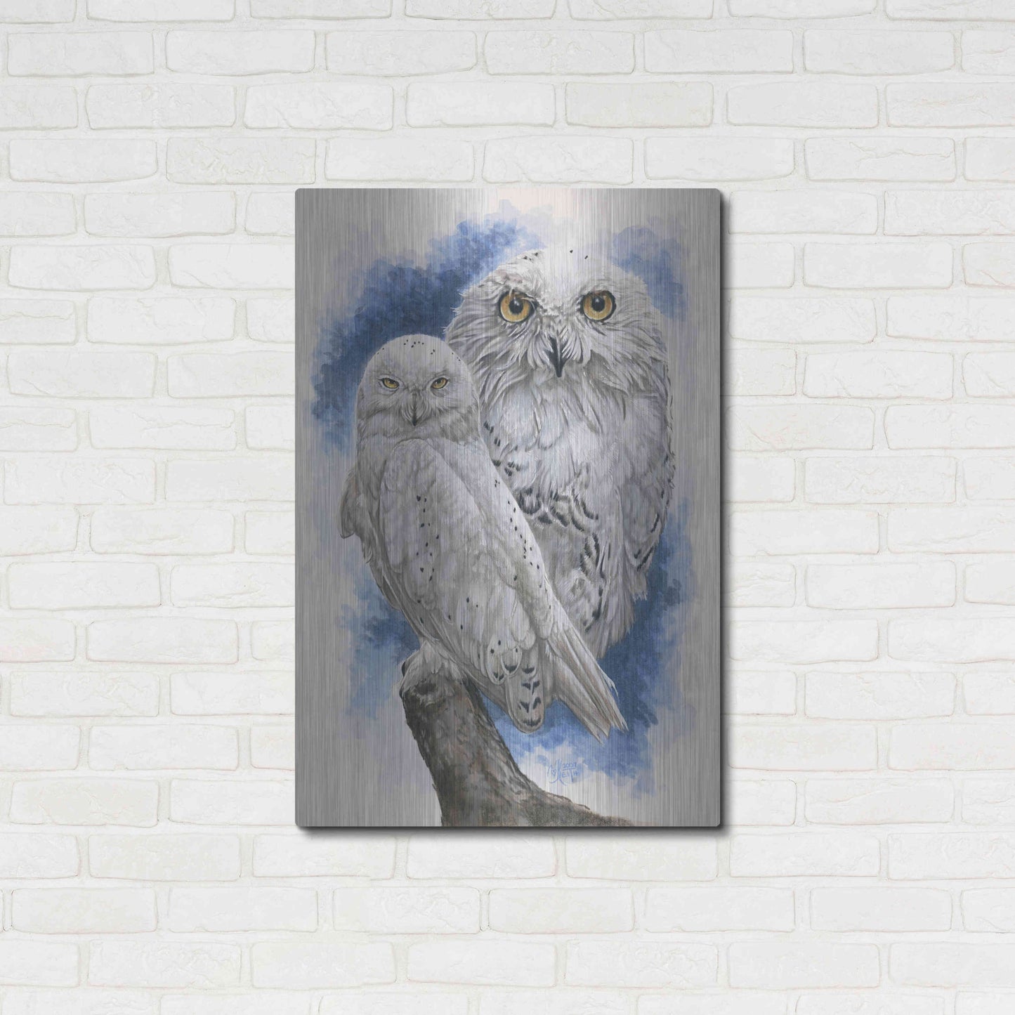 Luxe Metal Art 'Radiant' by Barbara Keith, Metal Wall Art,24x36