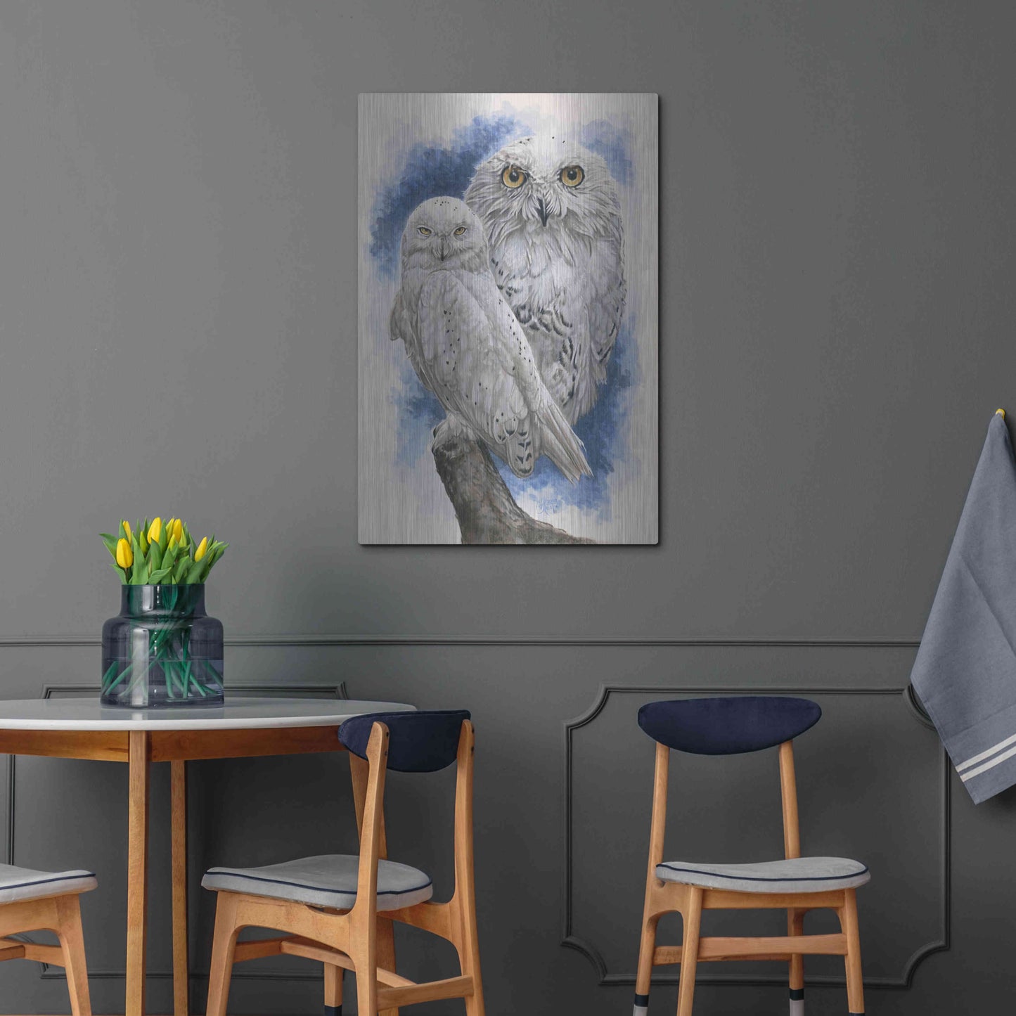 Luxe Metal Art 'Radiant' by Barbara Keith, Metal Wall Art,24x36