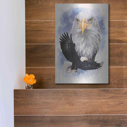 Luxe Metal Art 'Peerless' by Barbara Keith, Metal Wall Art,12x16