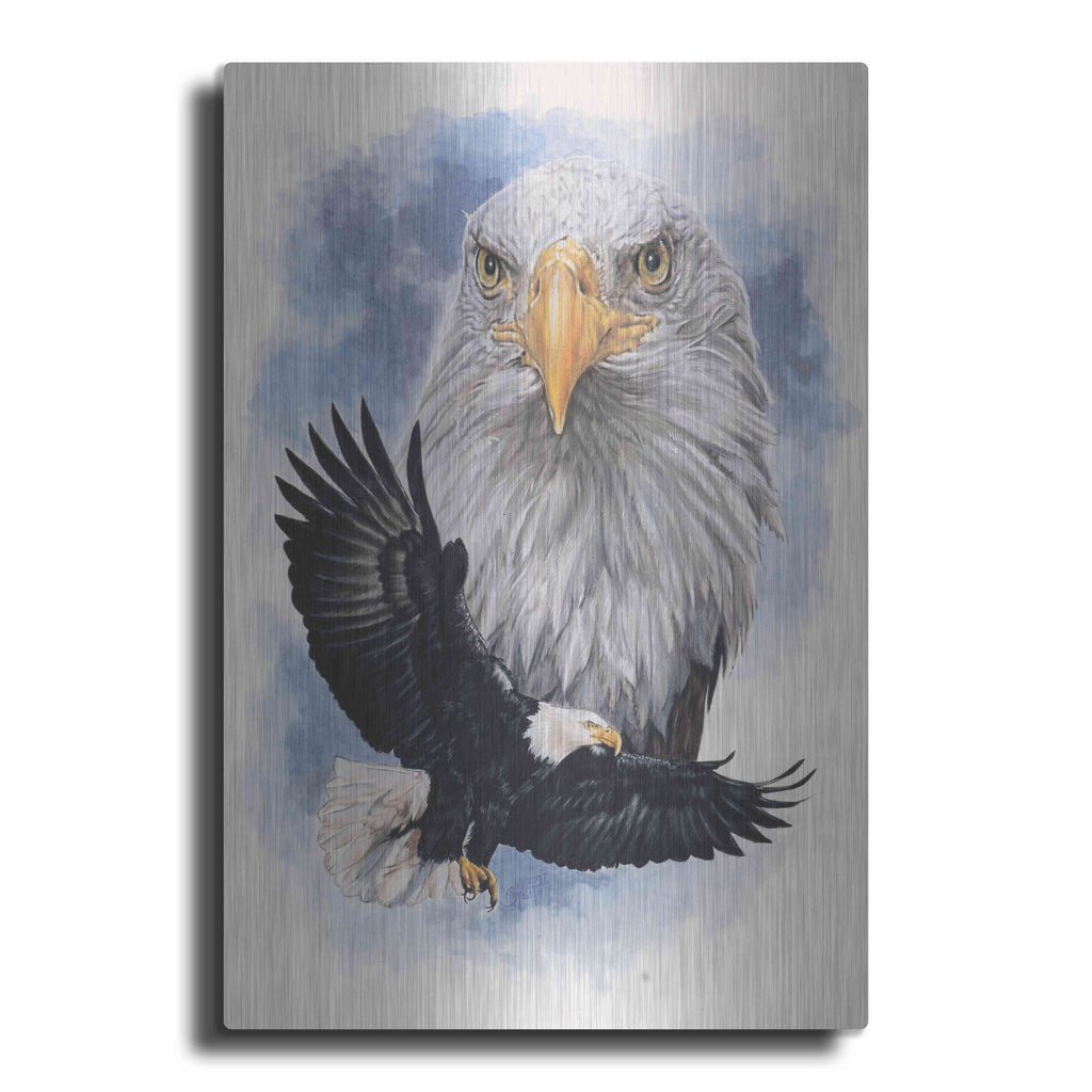 Luxe Metal Art 'Peerless' by Barbara Keith, Metal Wall Art