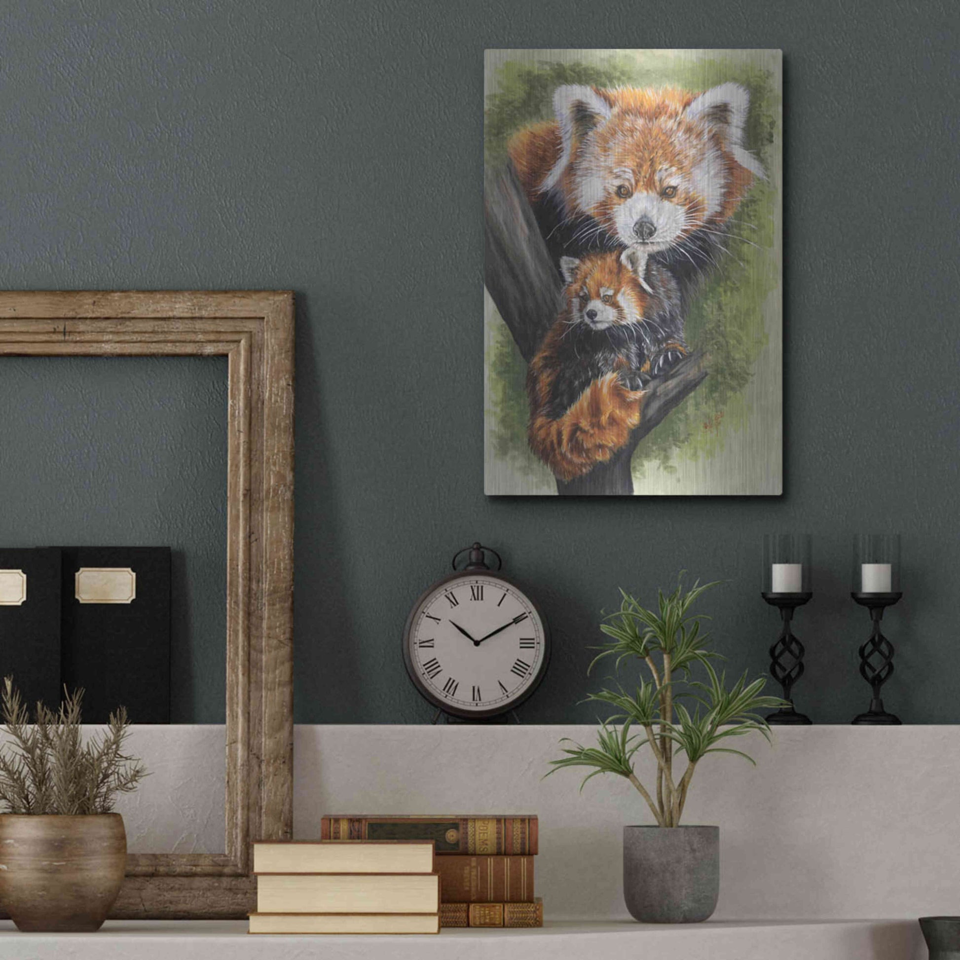 Luxe Metal Art 'Unique' by Barbara Keith, Metal Wall Art,12x16