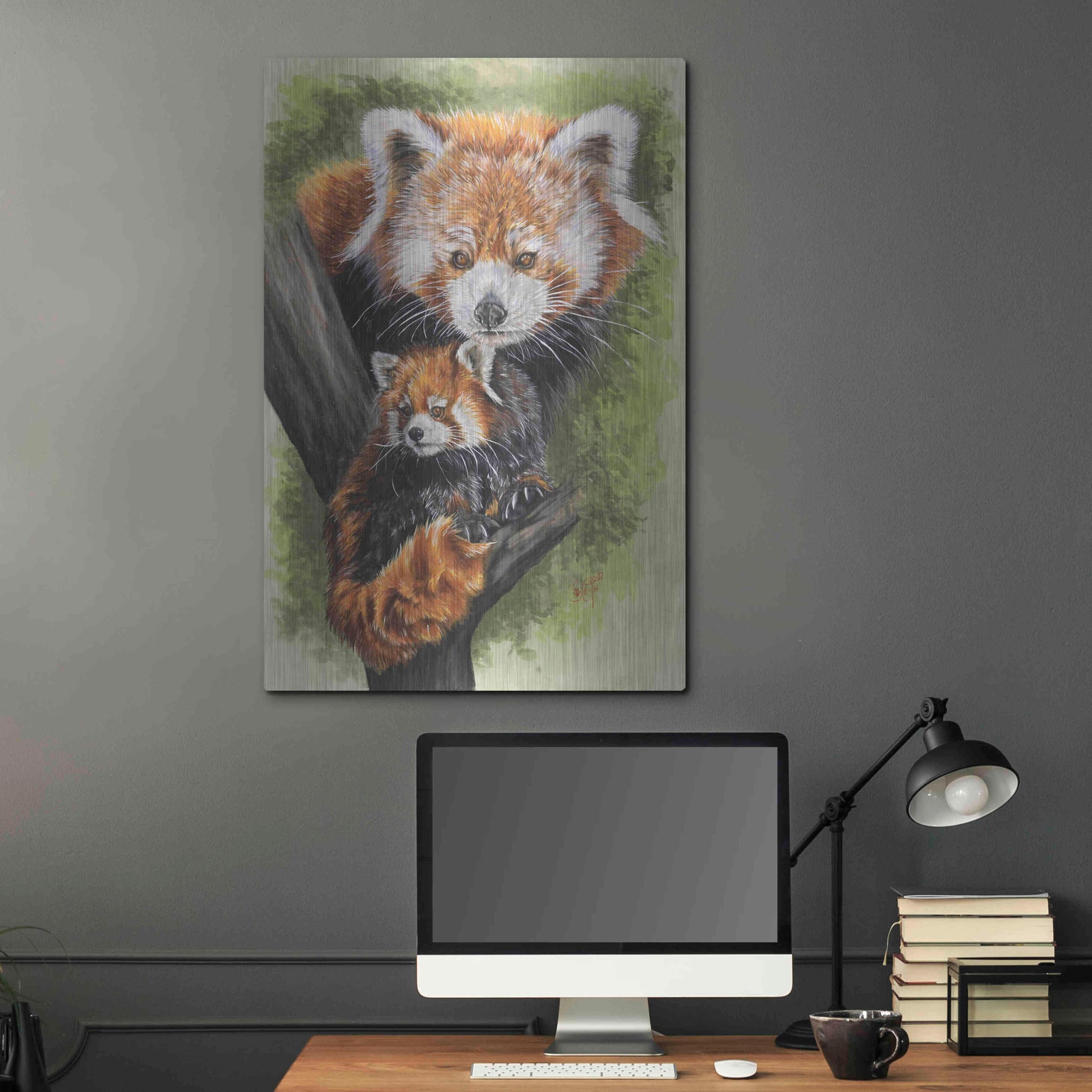 Luxe Metal Art 'Unique' by Barbara Keith, Metal Wall Art,24x36