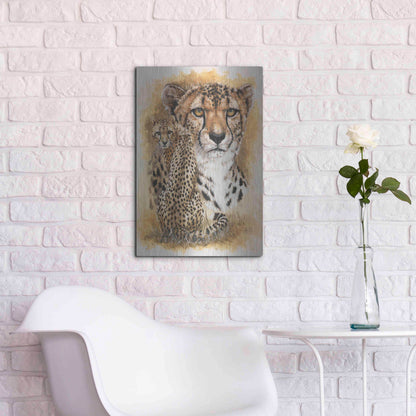 Luxe Metal Art 'Nimble' by Barbara Keith, Metal Wall Art,16x24